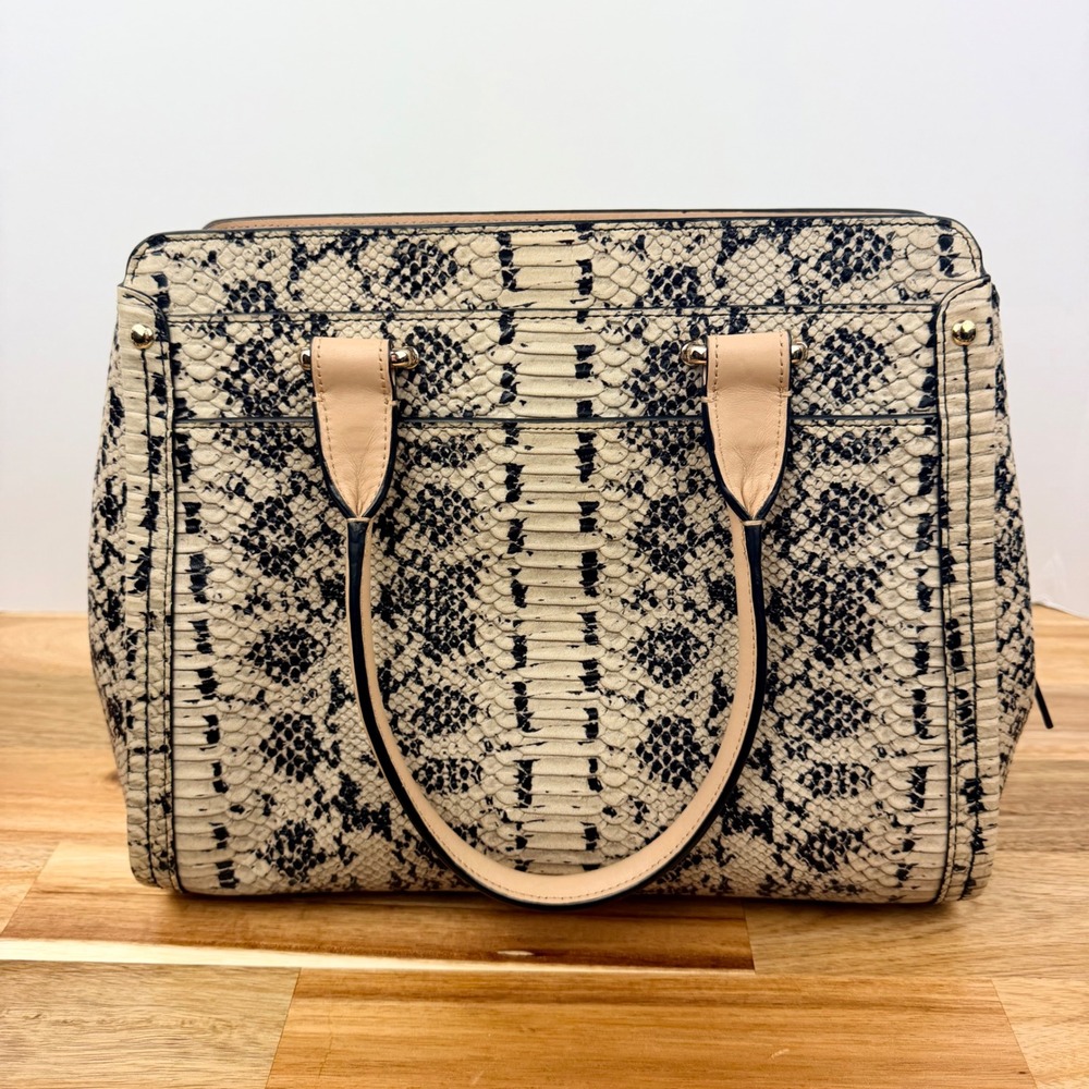 Coach Swagger Exotic Python Snake Leather Satchel… - image 6